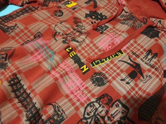 iceman red medium small hoodie