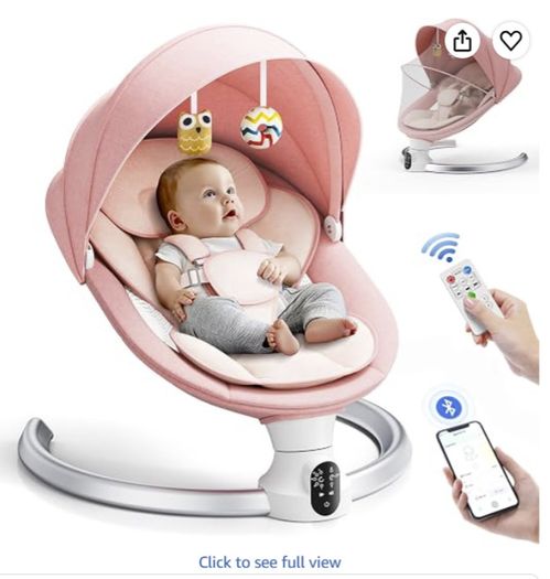 Helangel Electric Baby Swing w/ App Control