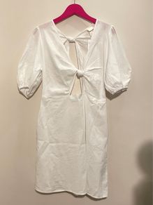 H&M Fabulous Knot Detail Cut Out Dress Size 14!