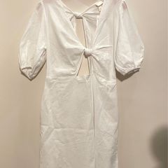 H&M Fabulous Knot Detail Cut Out Dress Size 14!