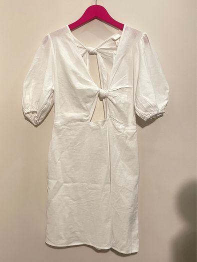 H&M Fabulous Knot Detail Cut Out Dress Size 14!