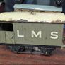 Hornby Meccano tin plate model train carriages Image 4