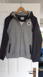 All Star Converse grey hoodie age 12 13 14   or Adult S M
