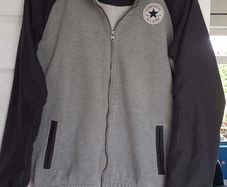 All Star Converse grey hoodie age 12 13 14   or Adult S M