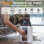 220V AC Outlet 120W Portable Power Station 98Wh 26400mAh Solar Generator Camping Outdoor Power Socket Battery Image 2