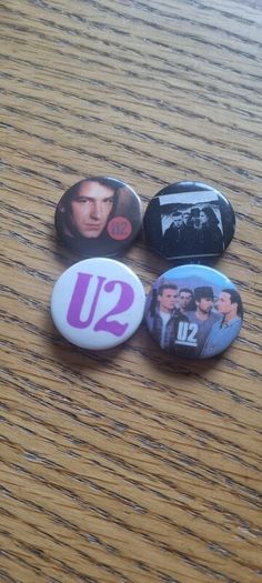 Rare U2 Pin Badges
