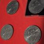 1977 Queen Elizabeth II Silver Jubilee commemorative crown coins. 4pcs. Image 3