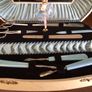 Vintage 1950s Swiss musical ballerina dressing table manicure Box Image 2
