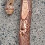 Stunning Five Foot Hiking Staff and Matching Whistle Image 6