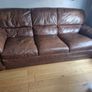 Italian Leather couch sofa free Image 2
