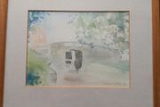 Simon Legge Watercolour; Huband Bridge