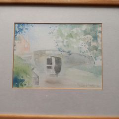 Simon Legge Watercolour; Huband Bridge