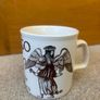 Vintage Virgo Zodiac Sign Mug Image 2