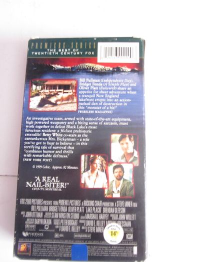 Lake Placid VHS Tape