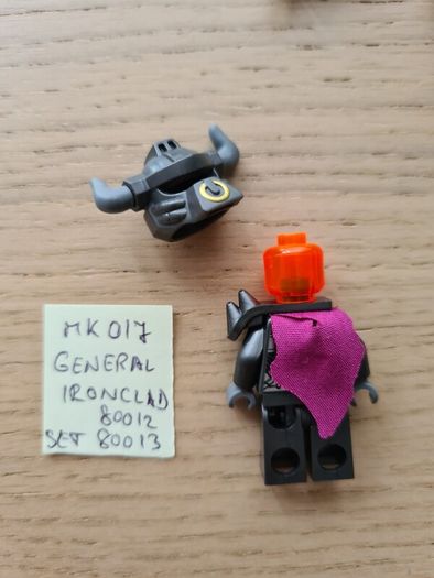 lego mk017 general ironclad, set monkie kid 80012, 80013