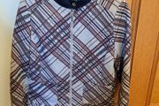 Tommy Hilfiger Womens Plaid Blazer, Jacket Size 16 Excellent Condition