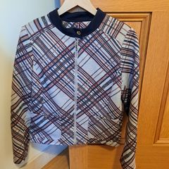 Tommy Hilfiger Womens Plaid Blazer, Jacket Size 16 Excellent Condition