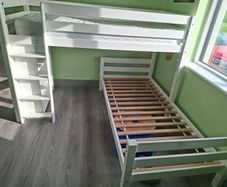 bunk bed with slide