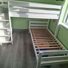 bunk bed with slide