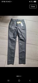 Karen Millen New Coated Black Trousers
