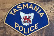 Vintage Tasmania Police, Australia, Shoulder Badge, obsolete - free standard postage