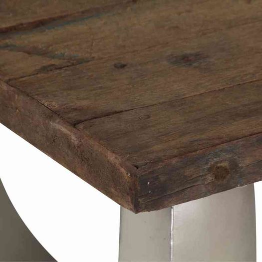 Opium Coffee Table Reclaimed Wood and Steel 110x60x35 cm