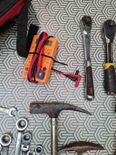 Hand tools and toolbag