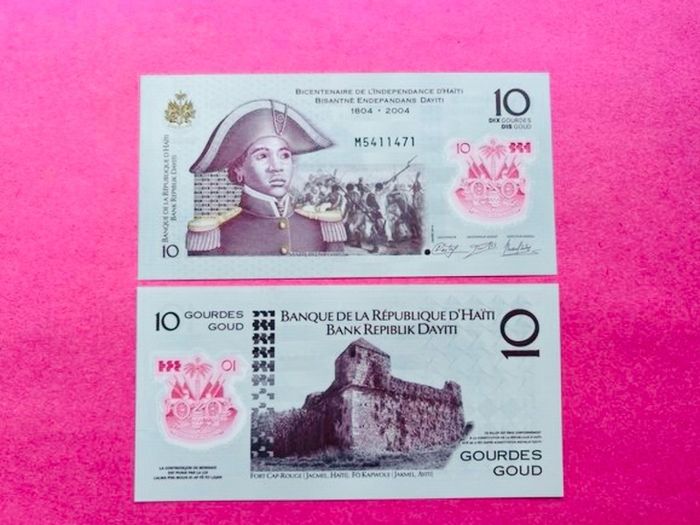 Haiti  10 Gourdes  2004  COMMEMORATIVE  ISSUE  Pick 279 Polymer /plastic   ( Uncirculated )