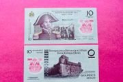 Haiti  10 Gourdes  2004  COMMEMORATIVE  ISSUE  Pick 279 Polymer /plastic   ( Uncirculated )