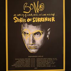Bono stories of surrender official poster / as new U2