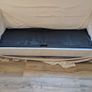 White sofa bed with pull-out mattress Image 3