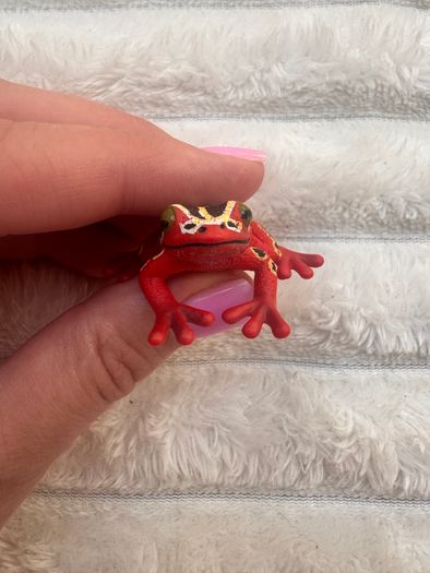 Schleich African Reed Frog wild life approx. 4 cm. Used Please see photos