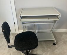 Desk and chair