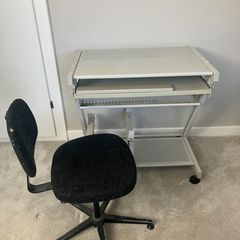 Desk and chair