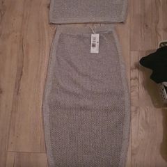 New  m&s skirt and top knit