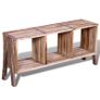 TV Cabinet with 3 Shelves Stackable Reclaimed Teak Image 4