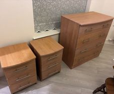 Set of 4 chest of drawers