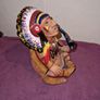 Vintage hand Made Native American Chief smoking pipe Image 3