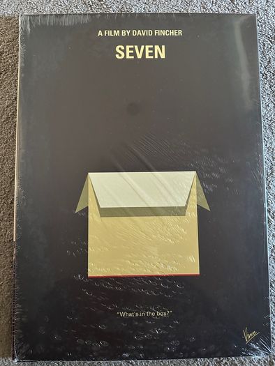 Seven Displate Metal Movie Poster