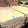 New Stylish single ,Double 4ft, 4ft6, King 5ft And 6ft Superking Sizes Divan Beds Instock. Drawers And Optional Tufted Mattresses Available. Free Delivery Image 2
