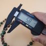 Vintage Jade & Tiger Eyes Stones Beads & Old Brass Beads Necklace Image 7