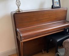 Piano & stool - requires tuning.