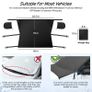 Universal Car Front Windshield Cover Snow Car Cover Sunshield Dust Waterproof Windscreen Protection Outdoor Exterior Protector Image 2