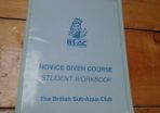 BSAC Novice Student Work Book for Sale