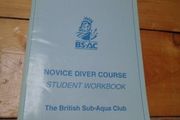 BSAC Novice Student Work Book for Sale