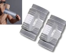 Compression Wrist Support Band Size M Adjustable Sports Brace 1 Pair ( 2pcs )