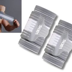 Compression Wrist Support Band Size M Adjustable Sports Brace 1 Pair ( 2pcs )