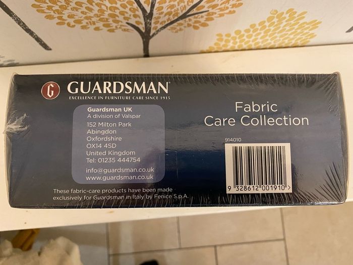 Guardsman fabric care kit "sealed, new"