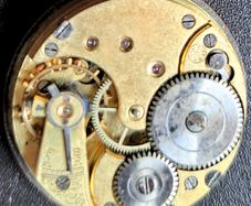 Antique Omega Fob Watch movement - running well