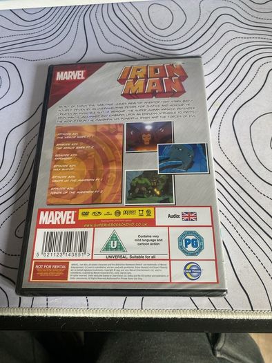 marvels iron man volume 4 dvd 4 episodes 21-26